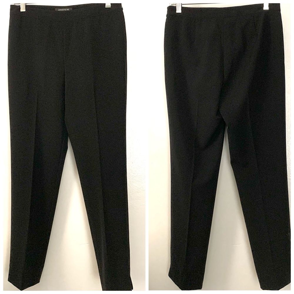Lafayette 148 New York Black Bleeker Pants